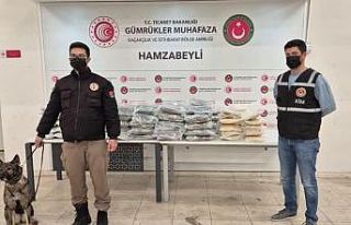 Yeni yıl öncesi sınır kapılarında dev uyuşturucu...