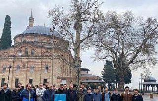 Yıldırımlı gençlerden tarihi yolculuk