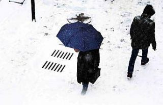 Yılın son gününde Elazığ beyaza büründü