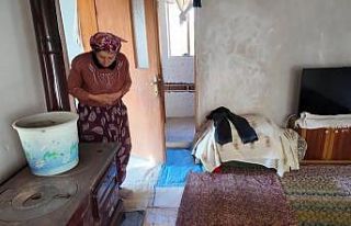 Yokluk içinde yaşadığı evde yapılan düzenlemeler...