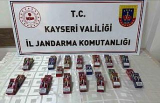 Yol kontrolünde 930 paket kaçak sigara ele geçirildi