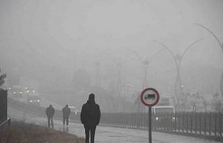 Yozgat’ta sis etkili oldu, görüş mesafesi düştü