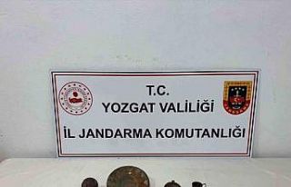 Yozgat’ta tarihi objeler yakalandı