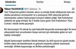 Yüksel Yıldırım: "Samsunspor asla kimseye...