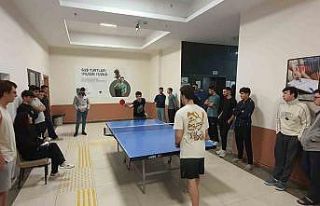 Yurtlarda kalan öğrenciler düzenlenen etkinlikler...