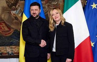 Zelenskiy, İtalya Başbakanı Meloni ile bir araya...