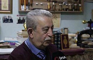 60 yıllık mücellit ustasına Kültür ve Turizm...