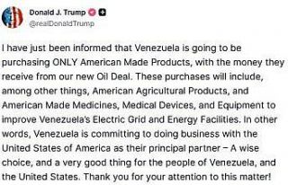 ABD Başkan Trump: "Venezuela, petrol anlaşmasından...