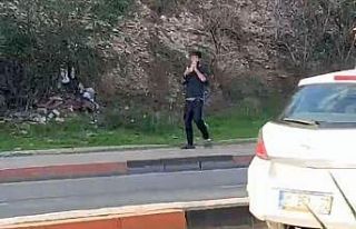 Adana’da herkesin gözü önünde poşetle uçucu...