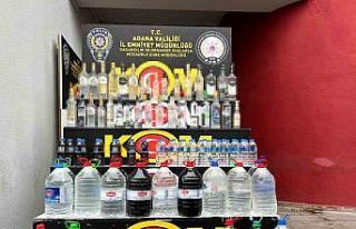 Adana’da pet şişelerde satılacak sahte içkiler...