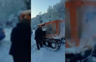 AFAD, kemoterapi hastasını kar engelini aşarak...