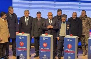 Ağrı’da 2 bin 840 sosyal konutun hak sahipleri...