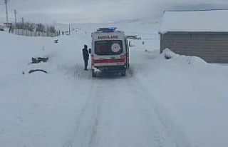 Ağrı’da yolların açılmasıyla hastalar hastaneye...