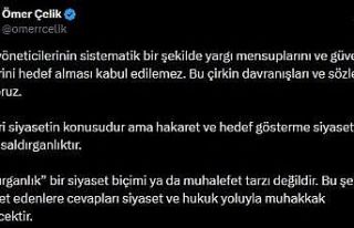 AK Parti Sözcüsü Çelik’ten CHP’ye tepki: "Hakaret...