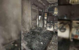 Alanya’da apartman dairesinde yangın korkuttu