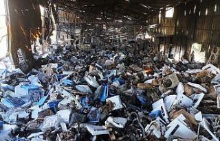 Alanya’da klima deposundaki yangının boyutu gün...