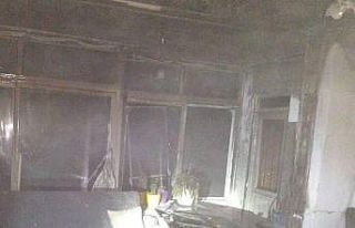 Alanya’da müstakil evde çıkan yangın itfaiye...