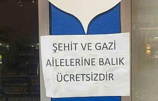 Alanyalı balıkçıdan şehit ve gazilerin ailelerine...