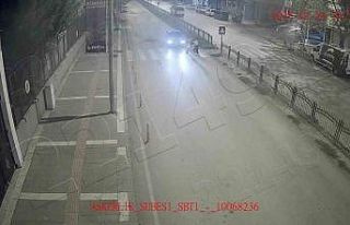 Amasya’da trafik kazaları kamerada