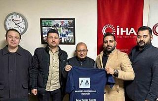 Anahtar Partili gençlerden İHA’ya ziyaret