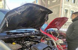 Ardahan’da Sibirya soğukları başladı, Göle...