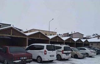 Aşırı soğuklar Tercan’da pazar yerini boş bıraktı
