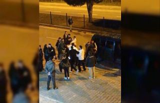 Asker eğlencesinde yumruklar havada uçuştu