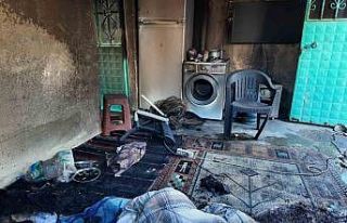 Aydın’da yalnız yaşayan yaşlı adam yangında...