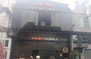 Bahçelievler’de polyester fabrikasında korkutan...