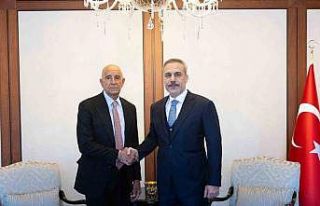 Bakan Fidan, ABD Suriye Temsilcisi Barrack’ı kabul...