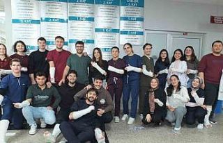 Balıkesir’ de üniversitelilerden alçılı staj...