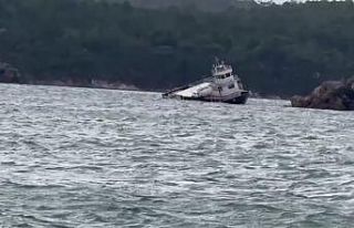 Balıkesir’de fırtına nedeniyle 25 metrelik feribot...