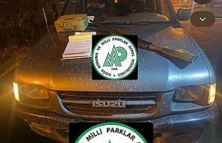 Bartın’da kaçak avcılar dron kameralarına yakalandı