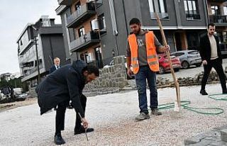 Başiskele’de altyapısı tamamlanan cadde ve sokaklar...