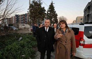 Başkan Balaban, Muradiye’de süren altyapı çalışmalarını...