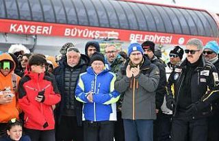 Başkan Büyükkılıç, genel müdür ve federasyon...