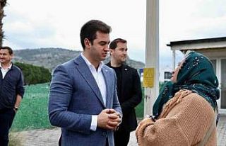 Başkan Mandalinci saha ziyaretlerine devam ediyor