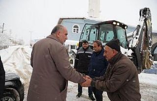 Başkan Sandıkçı: "Karla mücadele çalışmalarına...