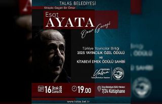 Başkan Yalçın’dan Esat Ayata için onur gecesi