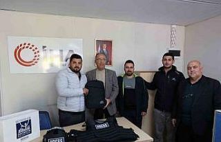 Başkan Yapar’dan İhlas Haber Ajansı ekibine teşekkür