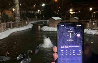 Başkent gün boyu buz kesti