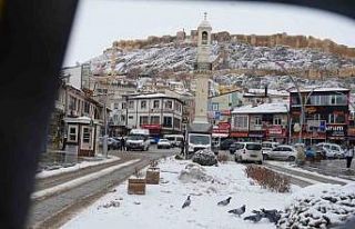 Bayburt’a kar geliyor