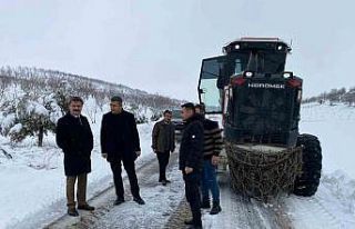Besni’de kapanan köy yolları açılıyor