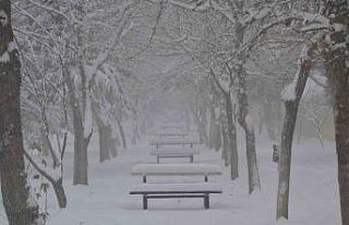 Besni’de kar yağışı ilçeyi beyaza bürüdü