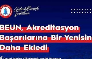 BEUN, akreditasyon başarılarına bir yenisini daha...