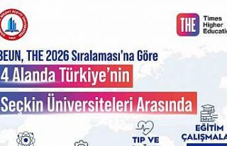 BEUN, THE 2026 sıralaması’na göre 4 alanda Türkiye’nin...