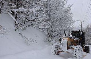 Beyaza bürünen Sakarya’da 36 noktada kar küreme...
