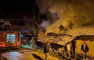 Bilecik’te baca yangını korkuttu