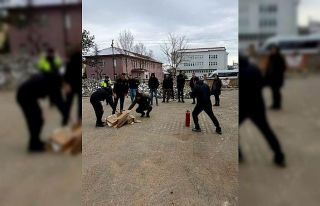 Bilecik’te emniyet personeline yangın ve deprem...