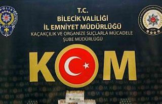 Bilecik’te kaçakçılık operasyonu; binlerce makaron...
